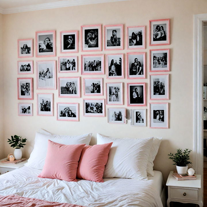 sleek modern pink picture frames