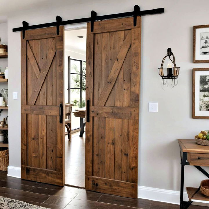 sliding barn doors made from wood