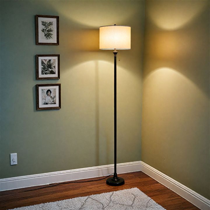 small bathroom floor lamp