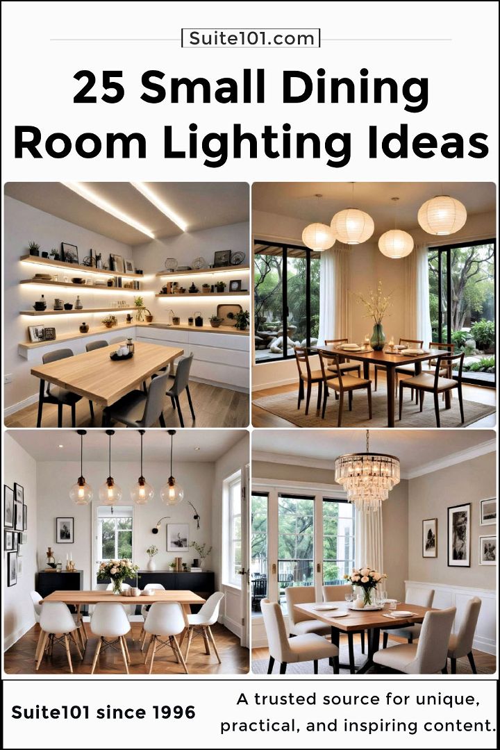 small dining room lighting ideas to copy