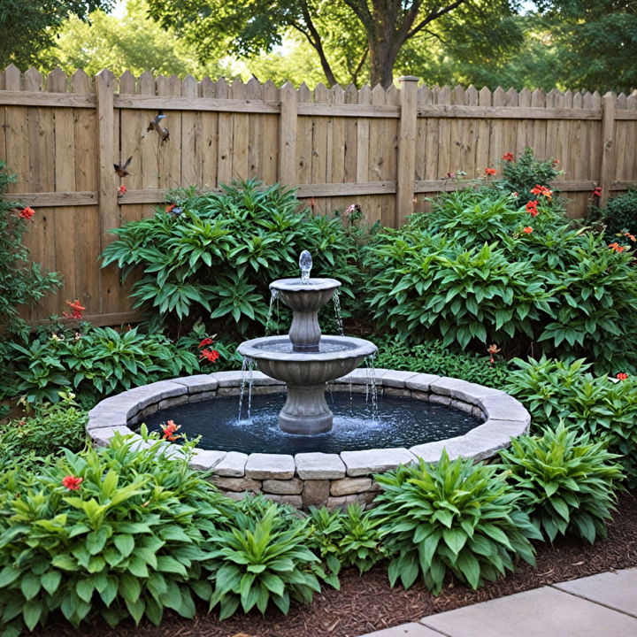 small fountain water feature