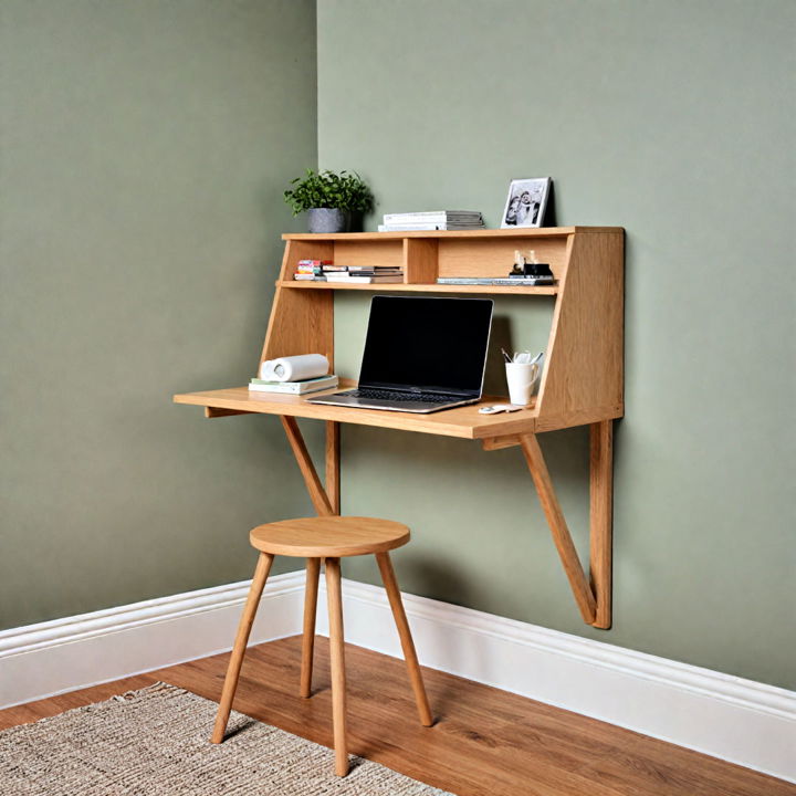 small space wall mounted desk