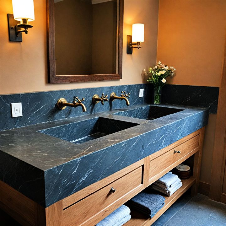 soapstone sinks for modern bathrooms