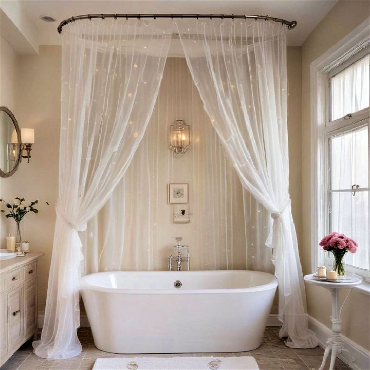 soft and romantic sheer curtains