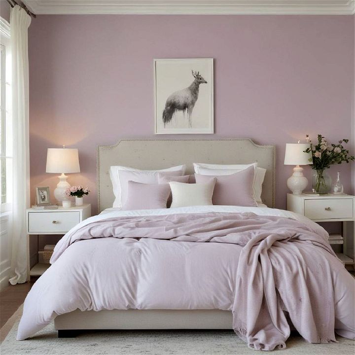 soft lavender bedroom paint color