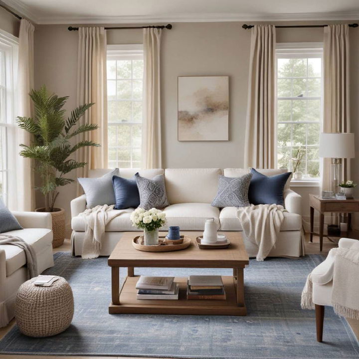 soft textures neutral living room