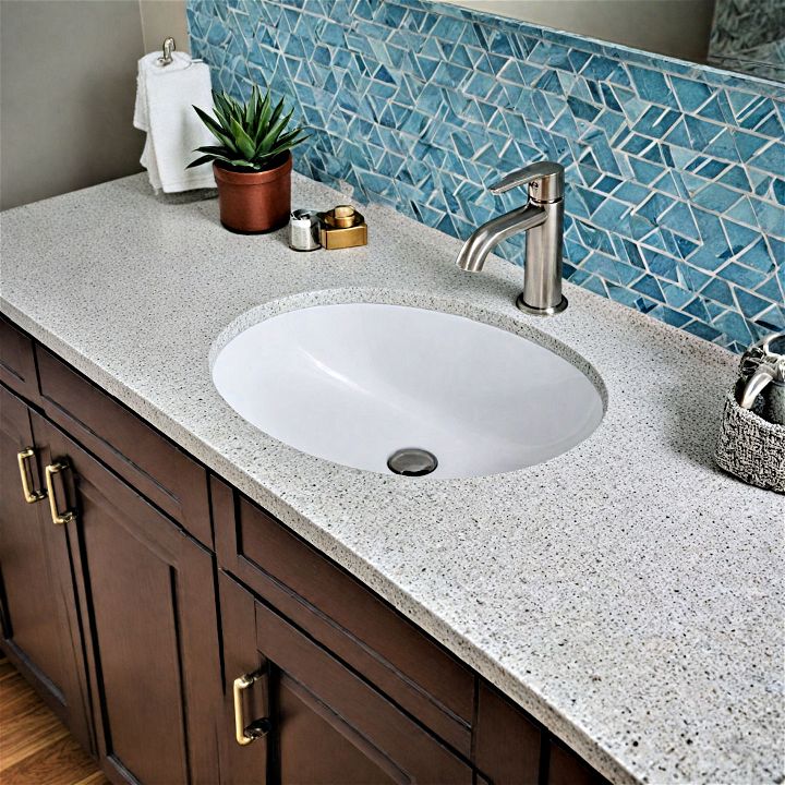 solid surface countertops for bathroom