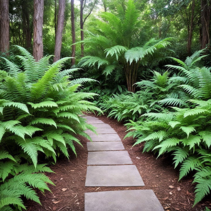 soothing ferns to tropical landscape