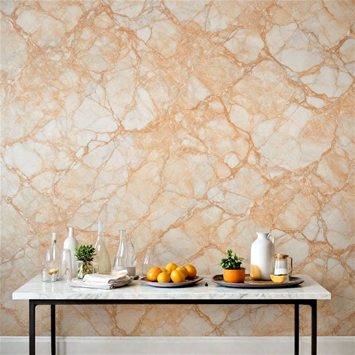 sophisticated faux marble wallpaper