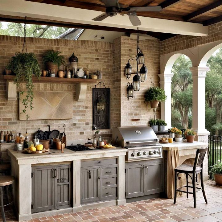 southern serenity outdoor kitchen