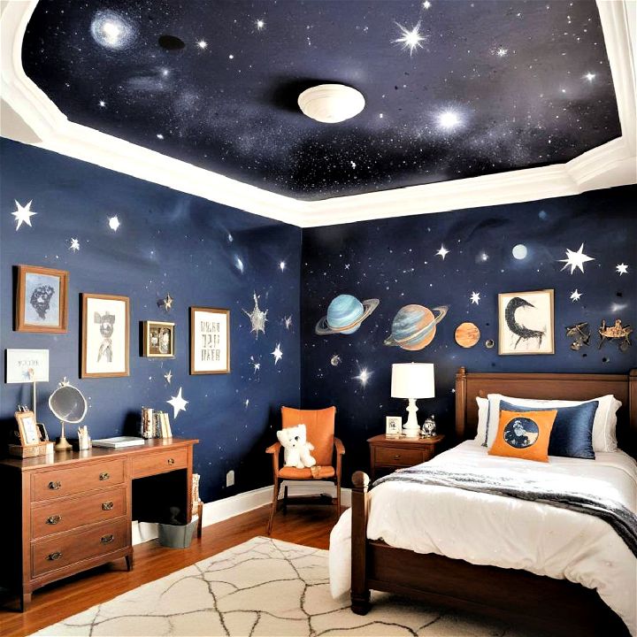 space odyssey for boy s room