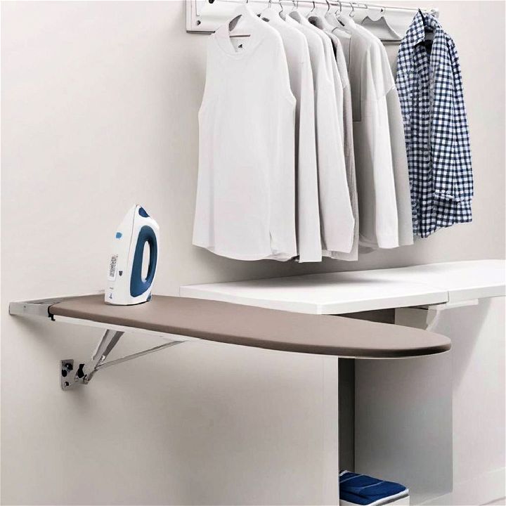 space saver wall mounted ironing board