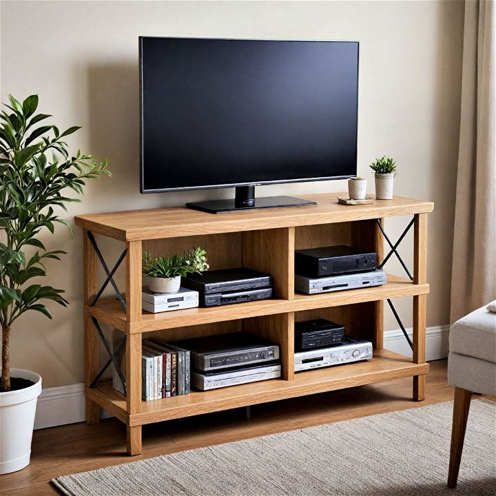 space saving tv stand for small rooms
