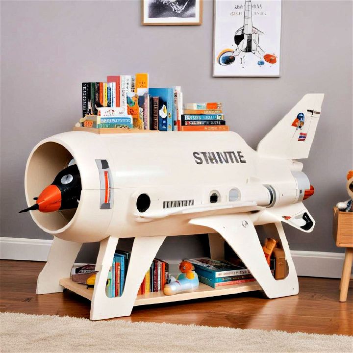 space shuttle toy storage solution