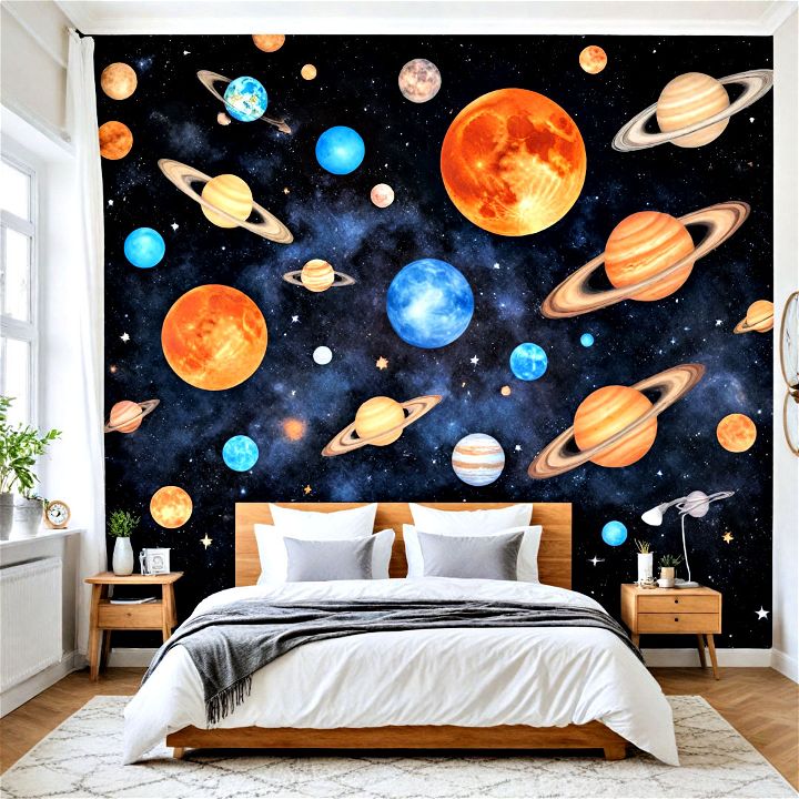 space themed wallpaper long term solution