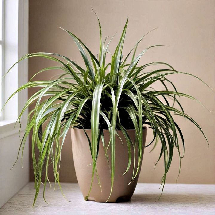 spider plant for bathroom