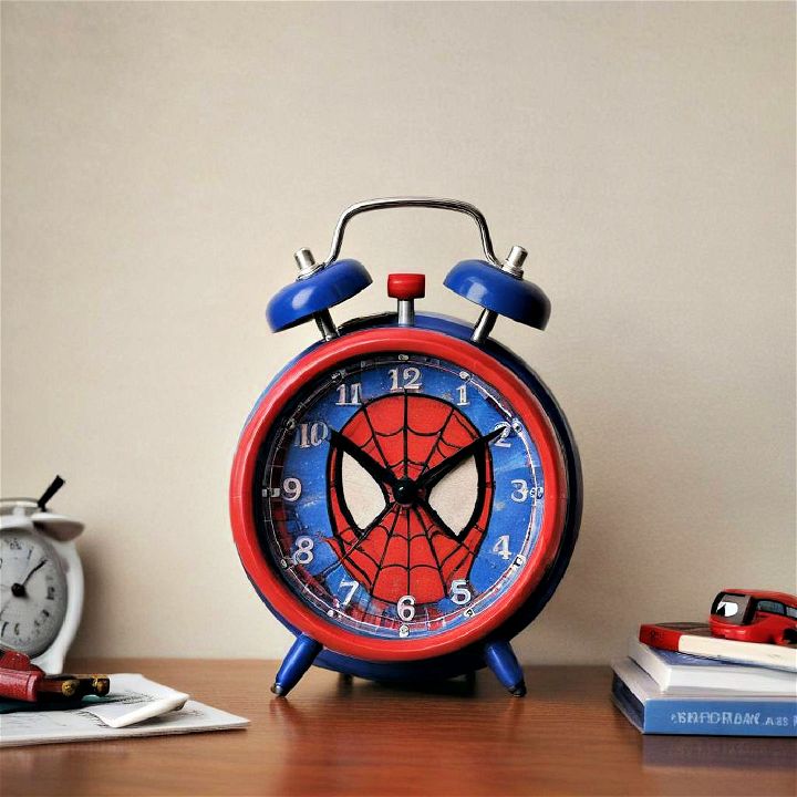 spiderman alarm clock design