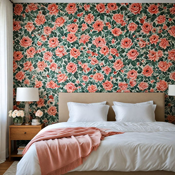 spring floral wallpaper decor