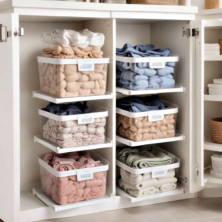 stackable storage bins