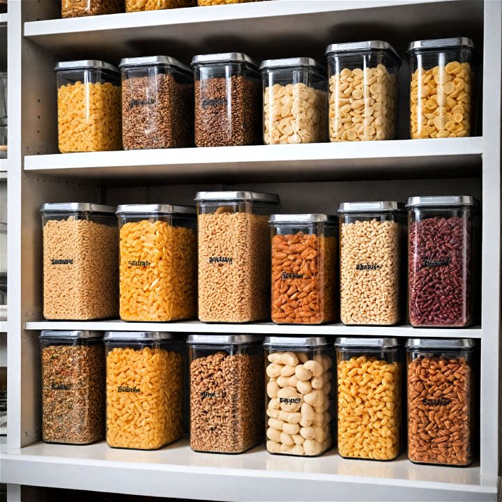 stacking canisters for small kitchen storage
