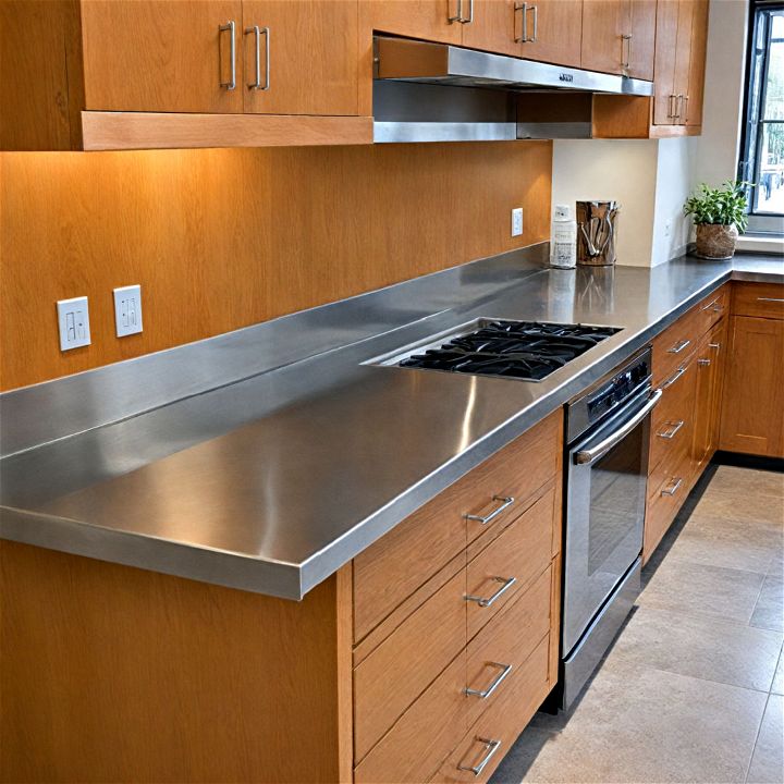stainless steel countertop for industrial kitchen