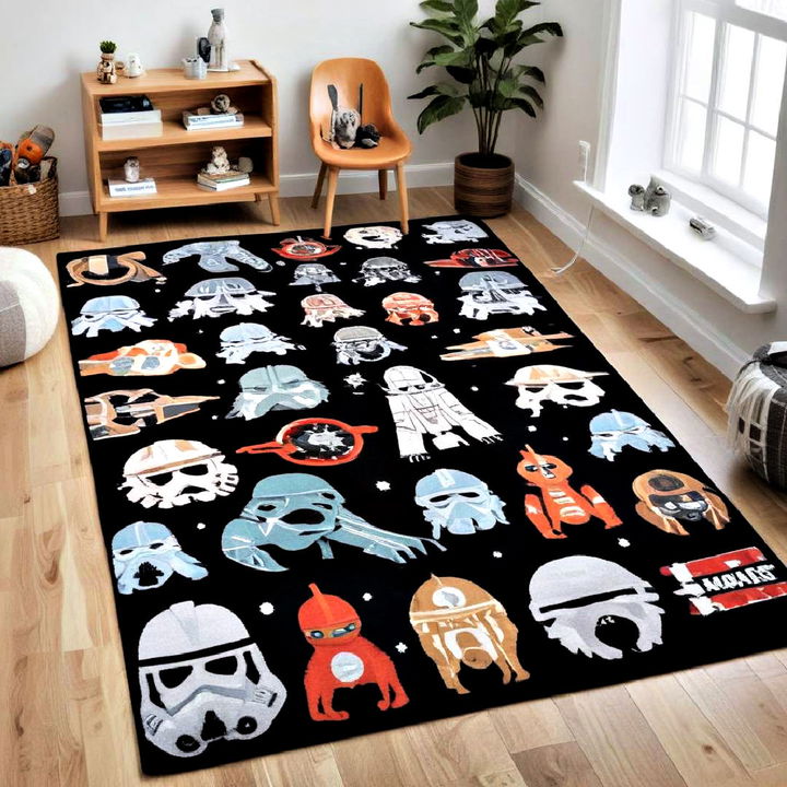 star wars nursery rug for tummy time