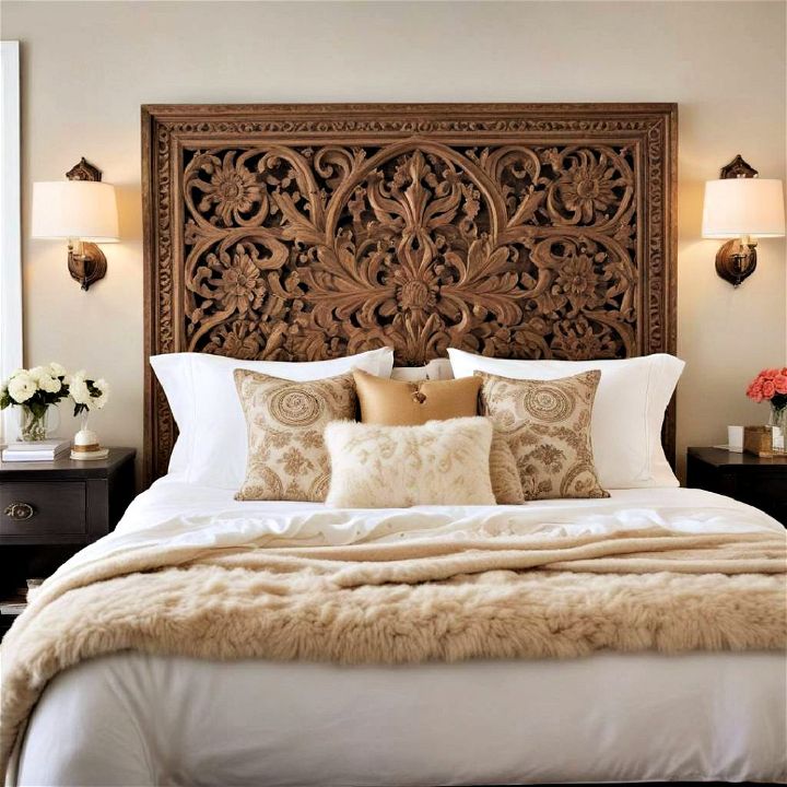 statement headboard bedroom’s design