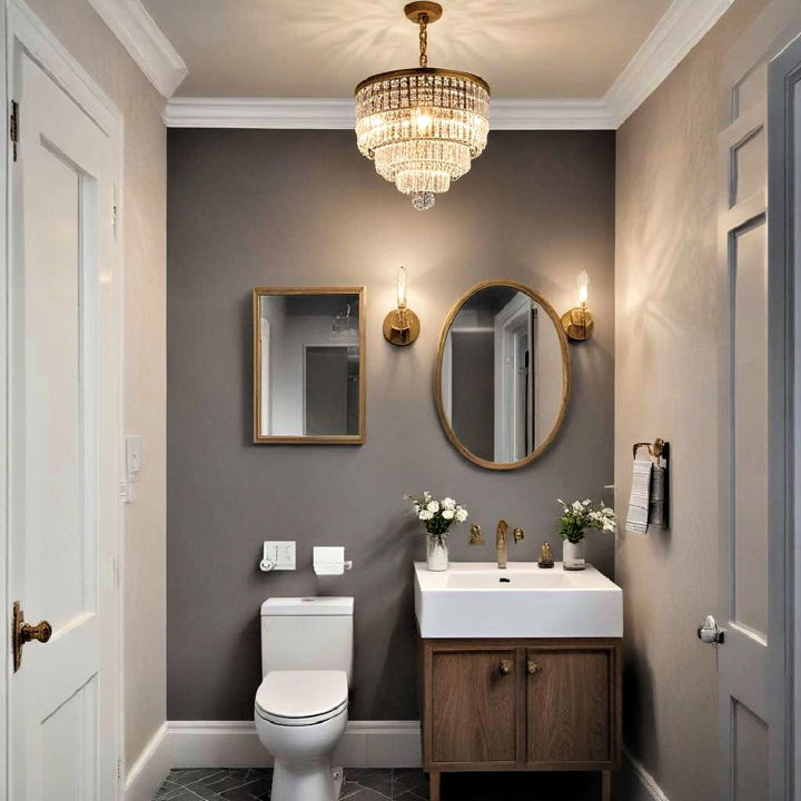 statement lighting for toilet