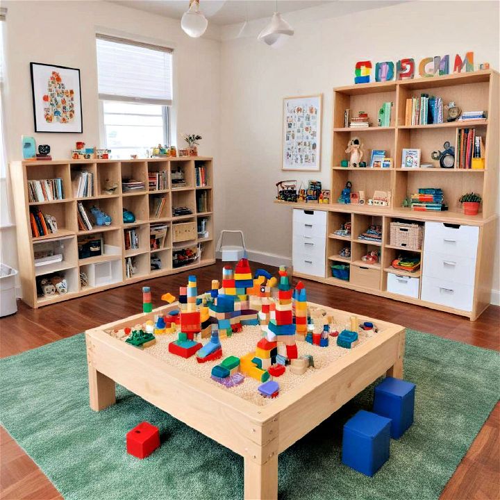 stem activity center for homeschool room