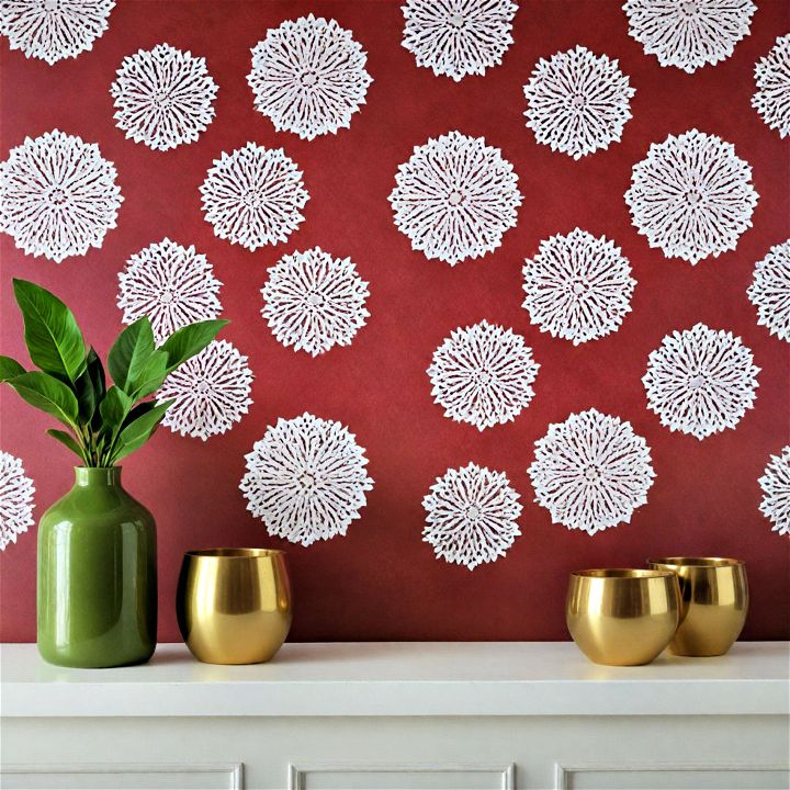 stenciled designs wall painting
