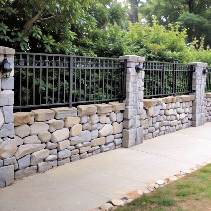 stone boundary walls