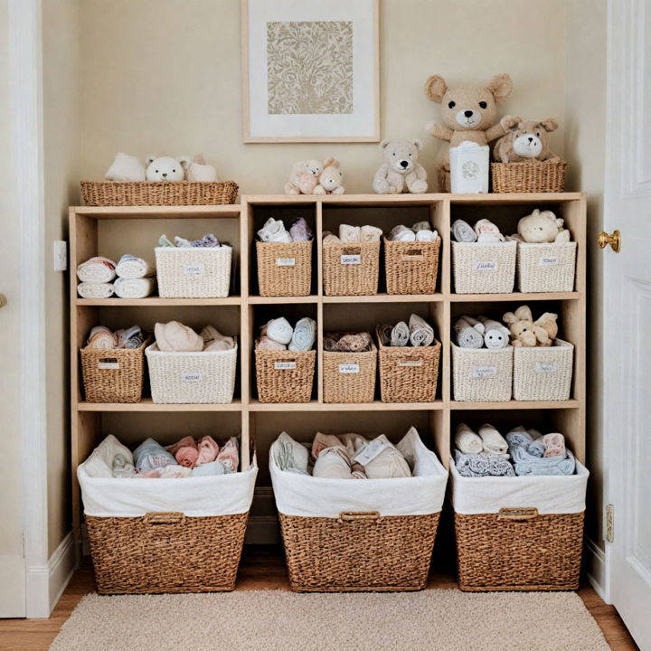 storage baskets and bins