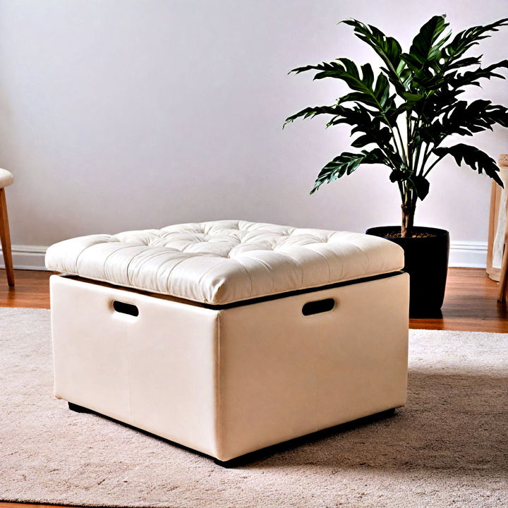 storage ottoman for dual purpose