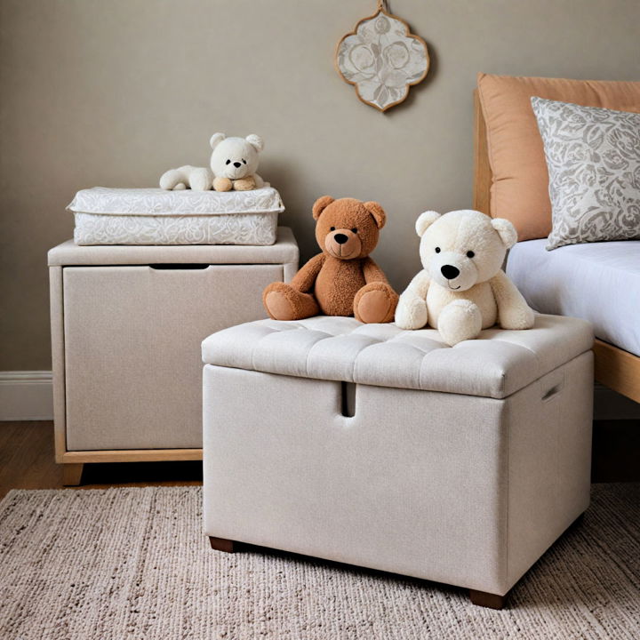 storage ottoman for nursery