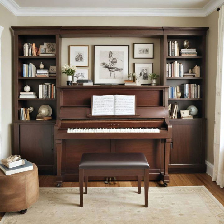 storage solutions for piano room
