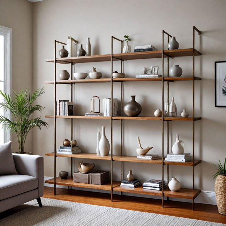 streamlined shelving units