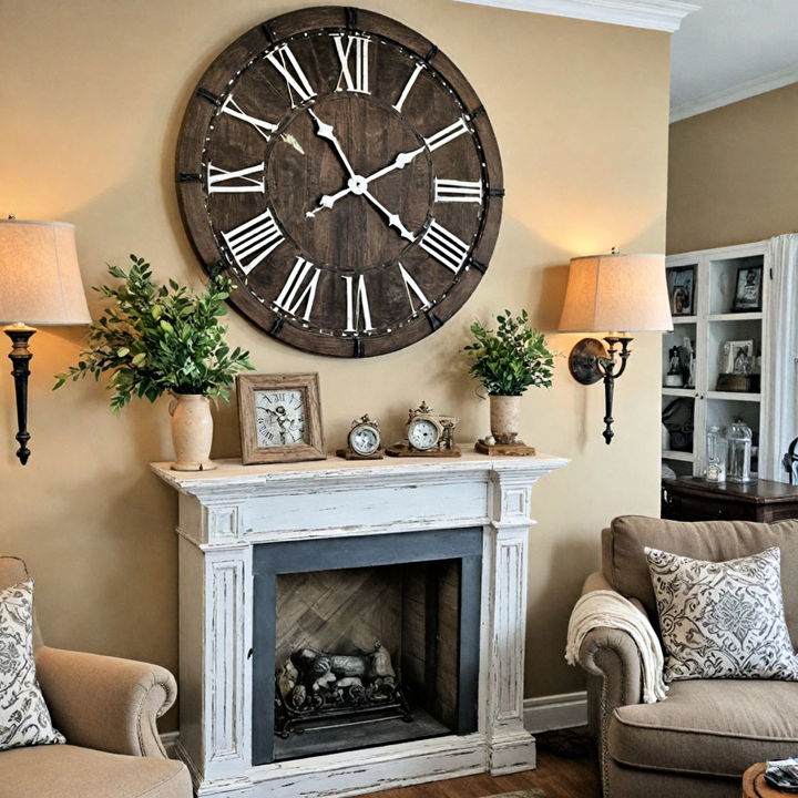 striking and timeless vintage clock decor