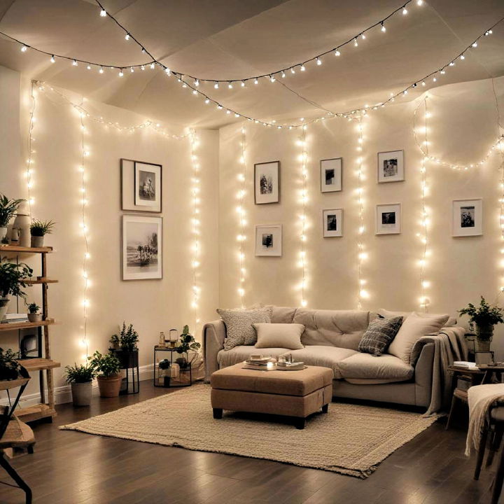 string lights for relaxed casual settings