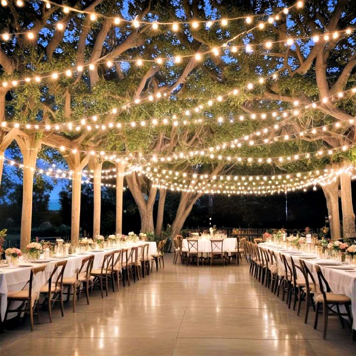string lights to create magical ambiance