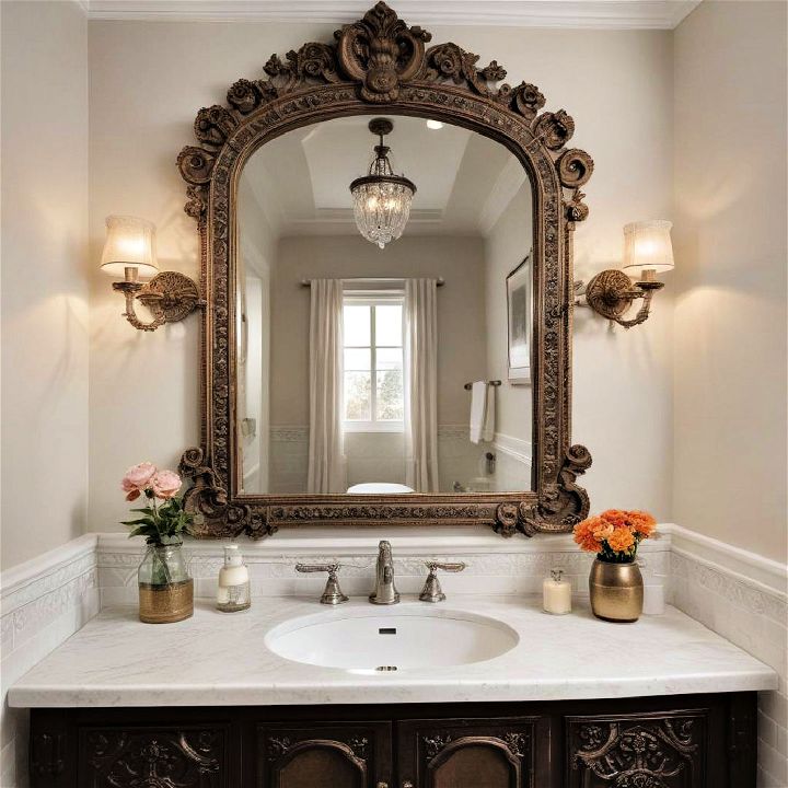 stunning and practical ornate mirror