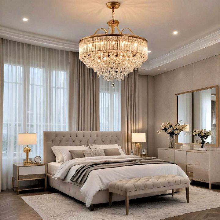 stunning chandelier for bedroom