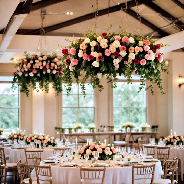 stunning floral chandeliers