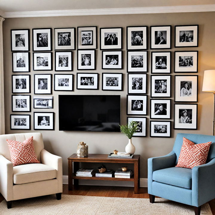 stunning media room art display