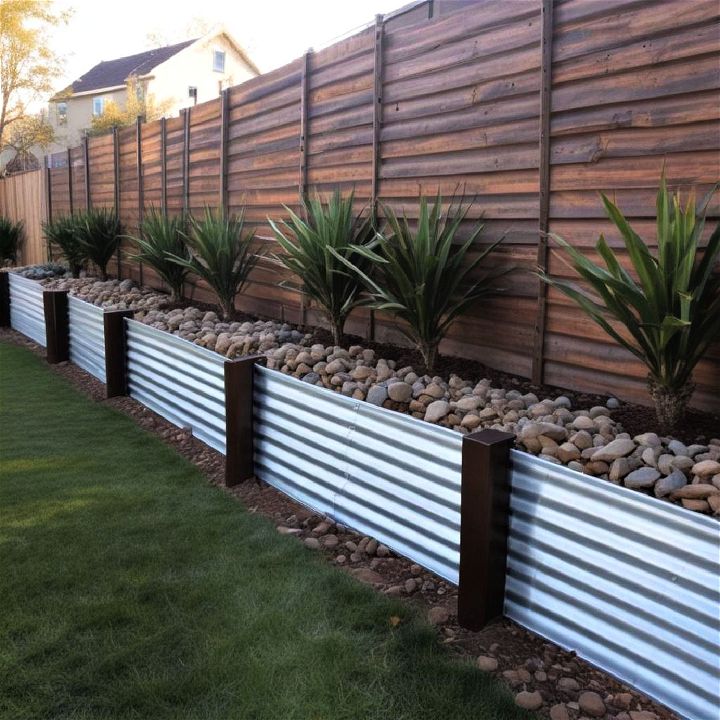 stylish and affordable corrugated metal wall