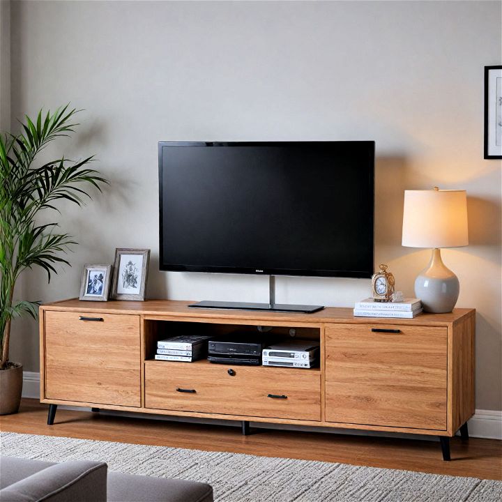 stylish and functional cabinet tv stand