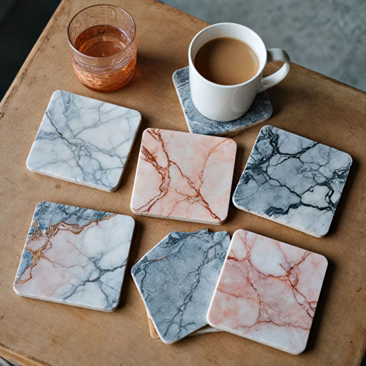 stylish coasters for dresser decor