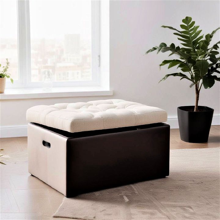 stylish storage ottoman