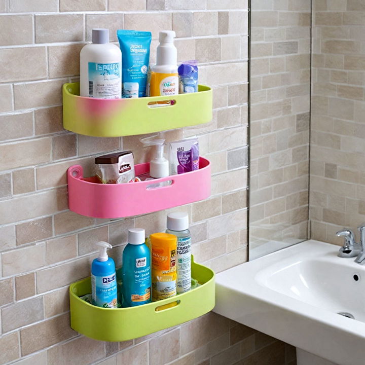 suction cup shelves storage solution