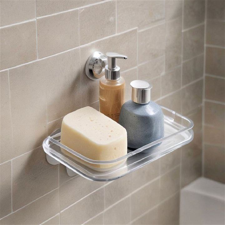 suction cup tray for bathroom