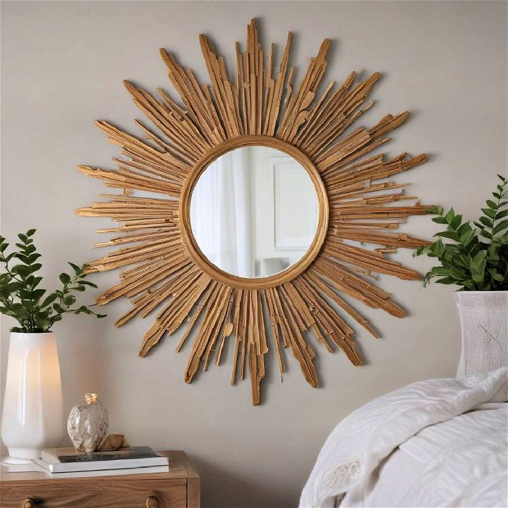 sunburst mirrors for bedroom